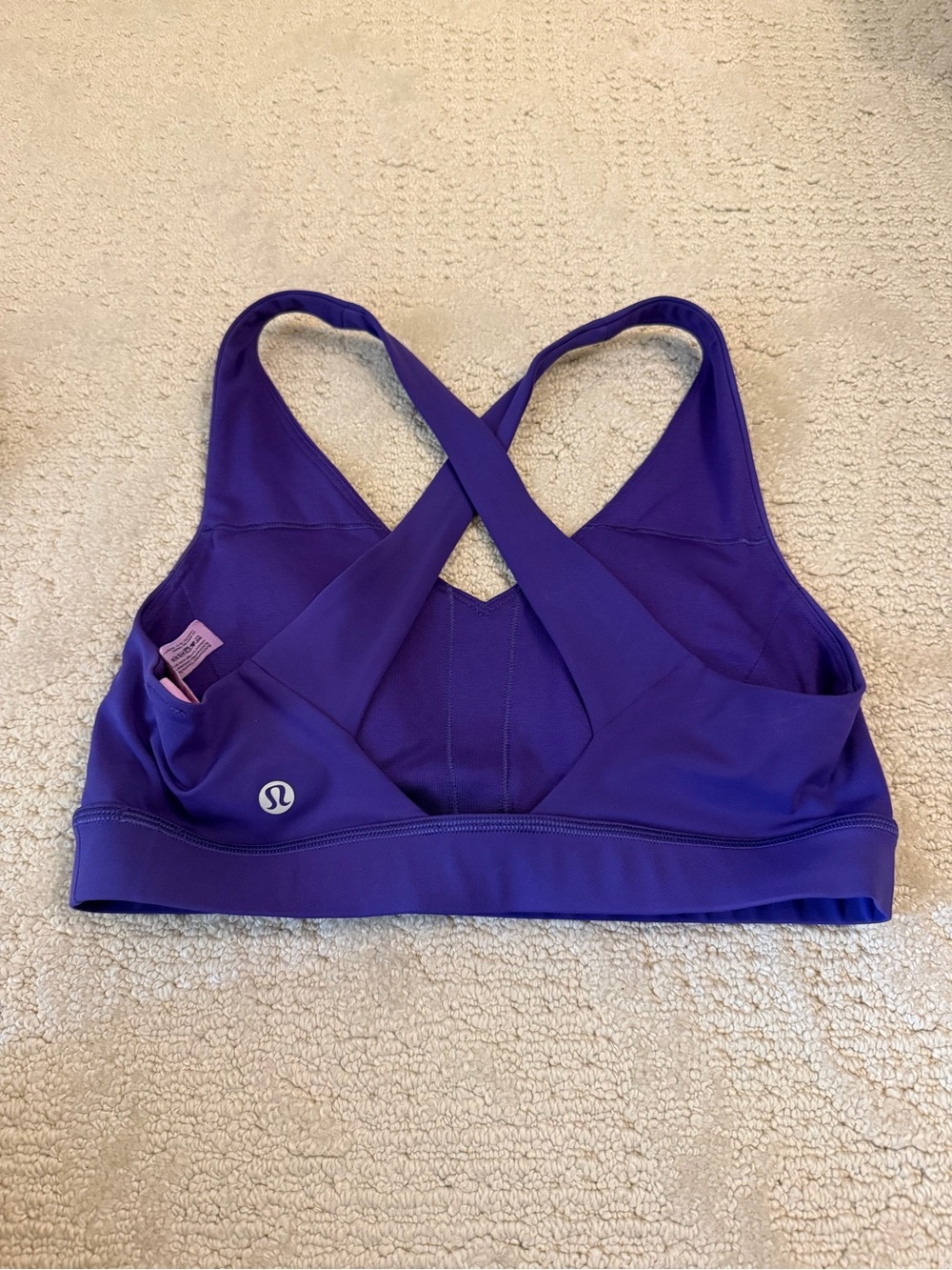 Lululemon Envital Bra *Medium Support B/C Cup Petrol Purple - Picture 6 of 7
